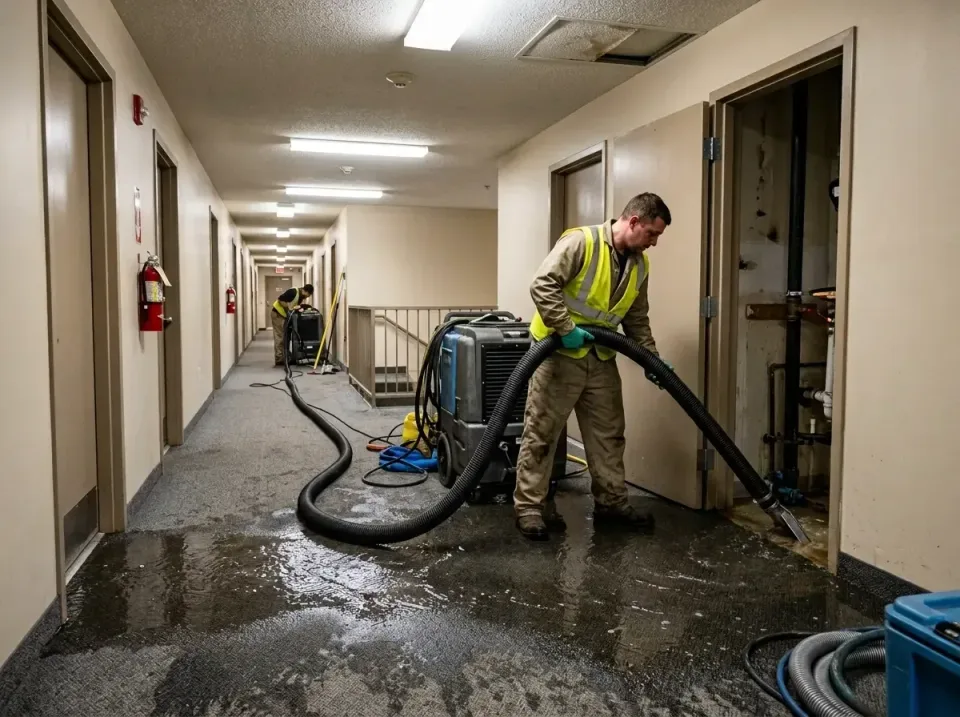 multi-unit-apartment-hallway-f-005 — frequently asked questions, Emergency Burst Pipe Water Extraction & Removal in San Cast…